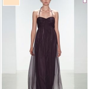 Amsale maternity bridesmaid dress